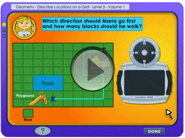 Grade 3: geometry. Explore locations on a grid with Mandy and Mario. Grade 3: geometry. Explore locations on a grid with Mandy and Mario.