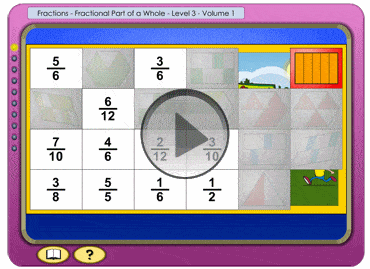 Grade 3: numbers and operations. Solve the fractions puzzle with Michiko. Grade 3: numbers and operations. Solve the fractions puzzle with Michiko.