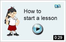 Video tutorial: How to start a lesson Video: How to start a lesson