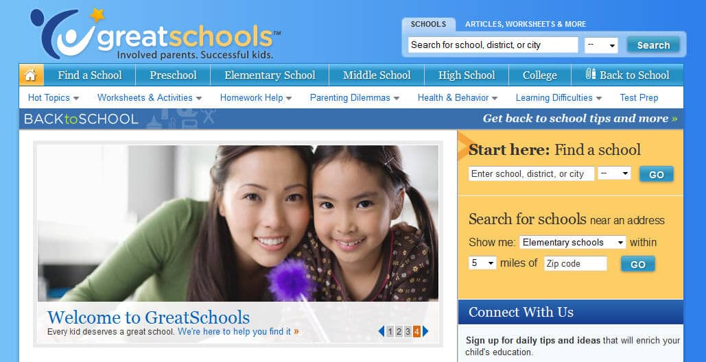 GreatSchools The Best Resource For Parents Looking For New Schools