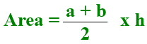 trapezoid equation
