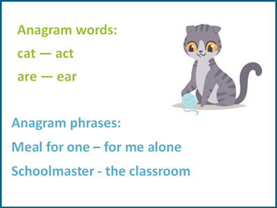 Anagrams for kids