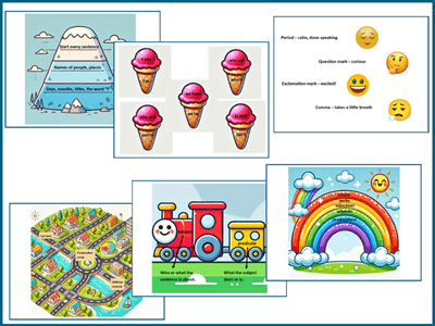 Making grammar click with anchor charts