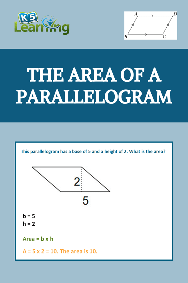 Area of Parallelograms, Triangles and Trapezoids | K5 Learning