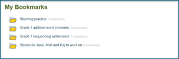 Bookmarking for members
