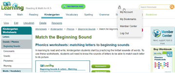 Bookmarking for members