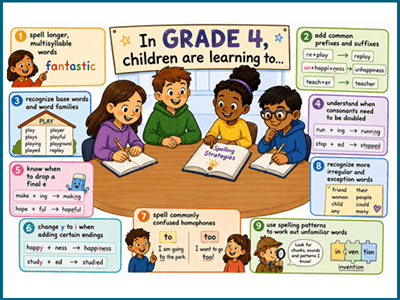 Common Grade 4 Spelling Mistakes and How to Help