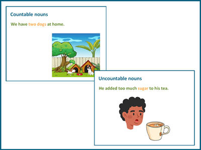 Countable and uncountable nouns