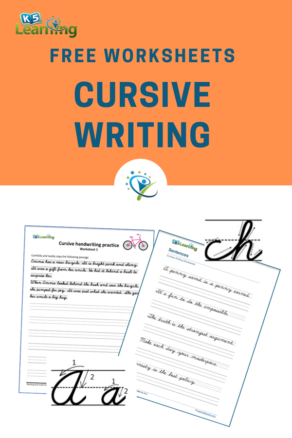 Blog post on Free Printing and Cursive Handwriting Worksheets | K5 Learning