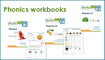 Phonics workbooks