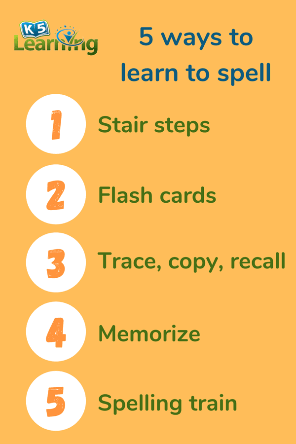 five ways learn spell