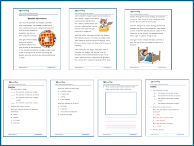 Grade 1 reading comprehension stories