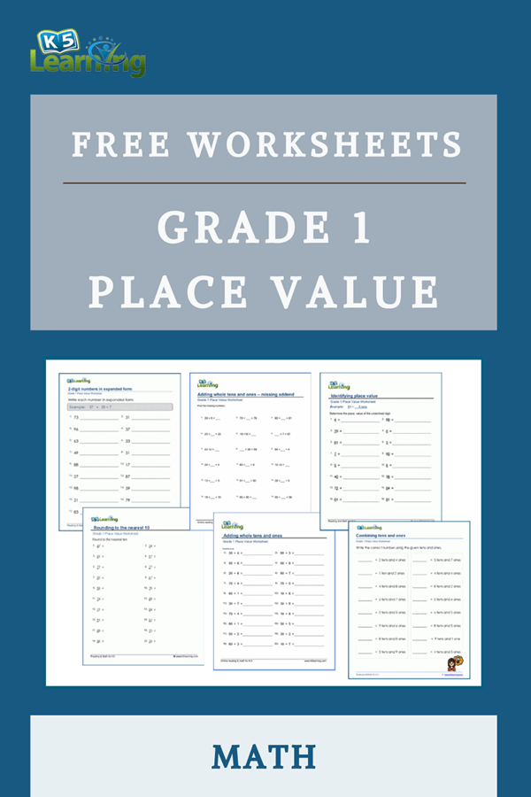 Grade 1 Place Value Worksheets | K5 Learning