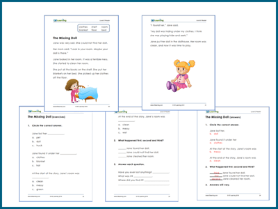 Grade 1 reading comprehension stories