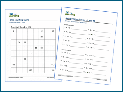 Grade 2 math worksheets