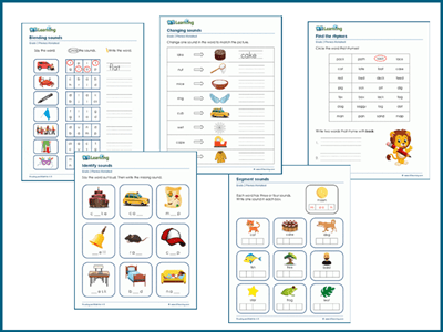 Grade 2 phonemic awareness worksheets