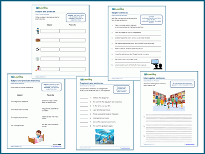 Grade 2 sentences worksheets