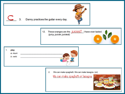Grade 3 grammar worksheets