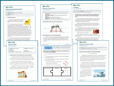 Grade 3 reading comprehension worksheets