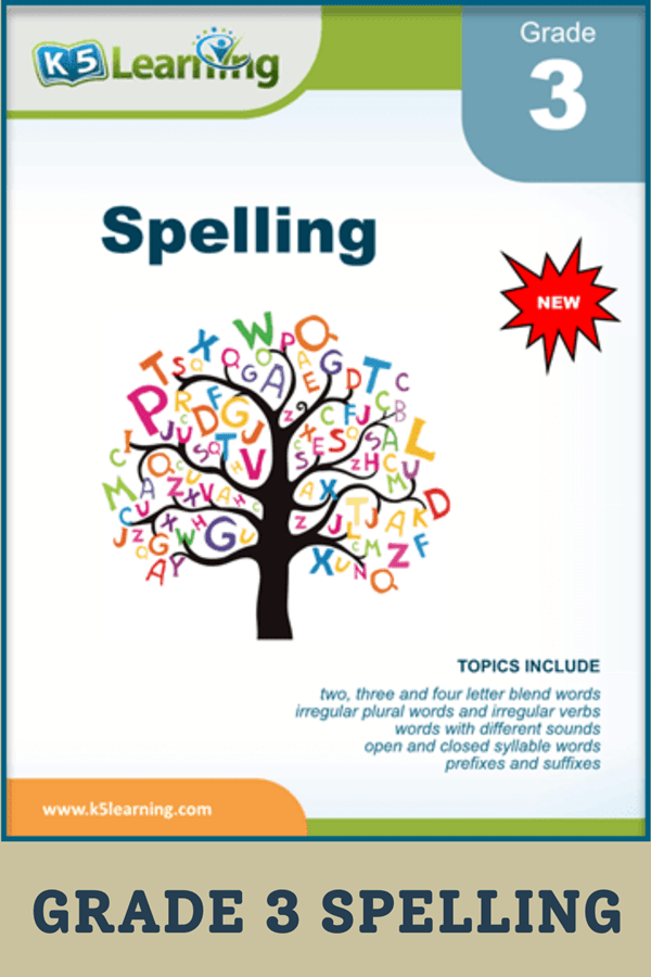 Grade 3 Spelling Workbook Gets an Update | K5 Learning