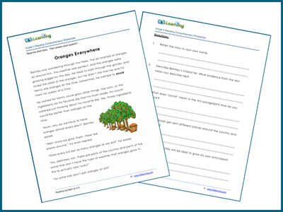 Stories for grade 4 and 5 students