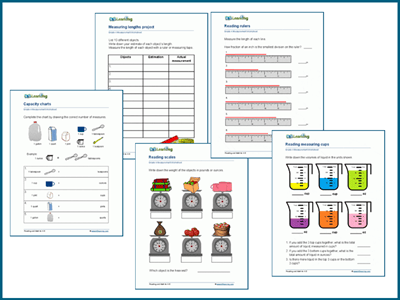 Grade 4 measurement worksheets
