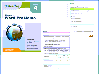 K5 Adds New Word Problems Workbook