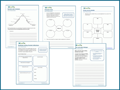 Narrative writing worksheets for grade 5