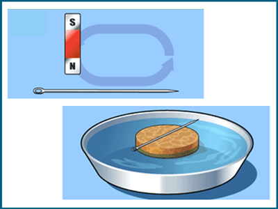 How to make a homemade compass