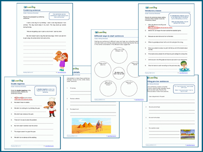 Improving sentences worksheets