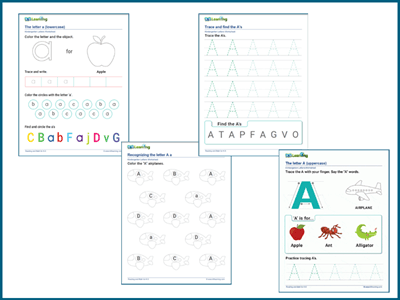 Learning the letters of the alphabet