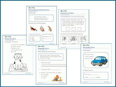 Kindergarten reading practice