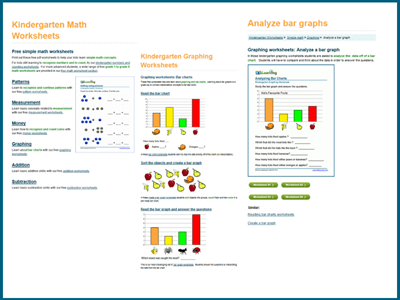 Improved kindergarten worksheets