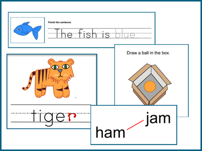 Kindergarten worksheets