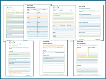 Lesson plan forms