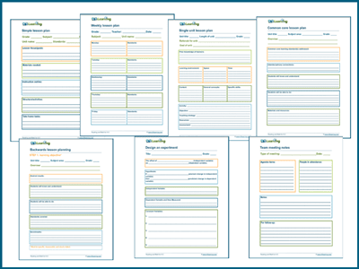 Lesson plan templates