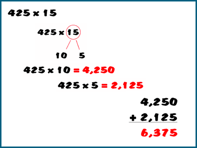 2 ways to solve long multiplication