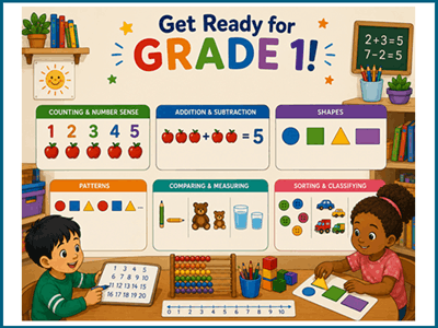 What Math Skills Your Child Should Know Before Grade 1