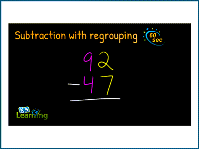 Subtraction with regrouping