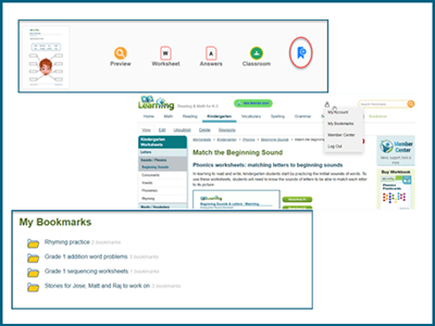 Bookmarking for members