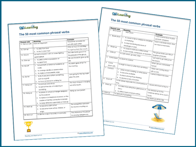 The 50 most common phrasal verbs