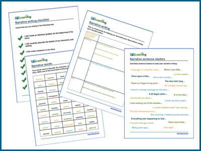 Narrative writing tools