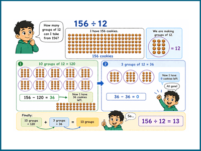 Partial Quotients Explained for Parents and Kids