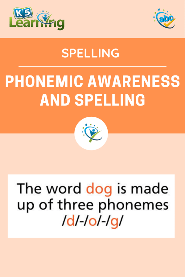 Phonemic Awareness and Spelling | K5 Learning