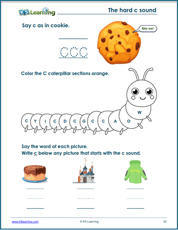 Kindergarten phonics workbook