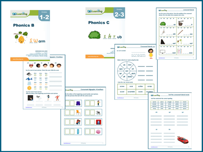 Phonics B and C workbooks