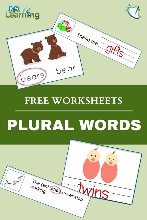 The Plural Form of Nouns K5 Learning