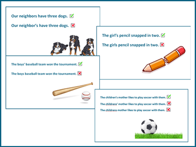 Possessive vs plural words
