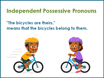 Independent possessive pronouns