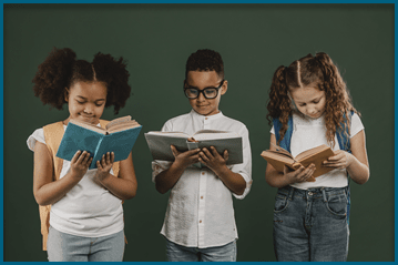 Kids reading fluently